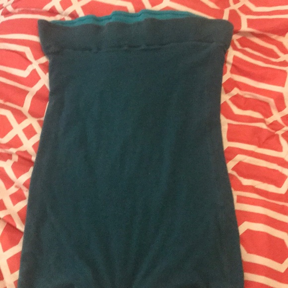 Reversible Turquoise American eagle tube top - Picture 3 of 6